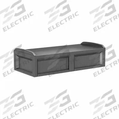 CORTECH Institutional Bed: Black, 80 in Overall Lg, 36 in Overall Wd, 21 in Overall Ht - No Storage Bed Frames
