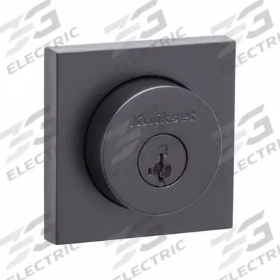 KWIKSET Single Cylinder Deadbolt: Cylindrical, 1 3/4 in Door Thick - Max - Standard Cylindrical Deadbolts