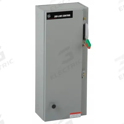 GE Combination Starter: Fusible Disconnect, 3 Poles, NEMA Size 1, 120V AC - Fusible Starters with Electronic Overloads