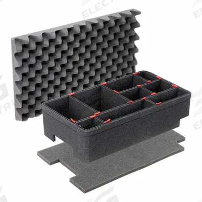 PELICAN Protective Equipment: 33 in x 12 1/4 in, 1/2 in Foam Thick, Steel (U-Pin) - Divider Foam Inserts