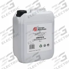 CHICAGO PNEUMATIC Air Tool Oil: Mineral, Not Food Grade, 1.3 gal Container Size, Bottle (MPN 8940176599). Key specifications — attr1321222: Mineral; attr1321227: 32; attr1321244: CHICAGO PNEUMATIC; attr1321245: Bottle.