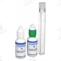 LAMOTTE Copper Water Quality Test Kit: Copper, 0.05 to 1.0 ppm, 0.05 ppm, 50 Tests (MPN 3619). Key specifications — Includes: Copper Color Chart and Instructions; Range: 0.05 to 1.0 ppm; Sensitivity: 0.05 ppm; Test Parameters: Copper.