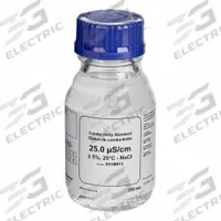 HACH Conductivity Standard Solution: 250 mL Volume, Liquid, 25 µS/cm, Glass, Bottle, Solution, 1 (MPN S51M013). Key specifications — Brand: HACH; Chemical Family Type: Solution; Concentration: 25 µS/cm; Container Material: Glass; Container Type: Bottle; Form: Liquid; Manufacturer Part Number: S51M013; Product Type: Conductivity Standard Solution.