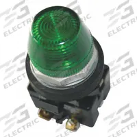 EATON Pilot Light: 30 mm Panel Mounting Size, Green, LED, 24 V AC/DC Max Volt Rating (Supply) (MPN HT8HFGF3). Key specifications — Series: HT800; Brand: EATON; Includes Push-To-Test: No Push-To-Test Included.