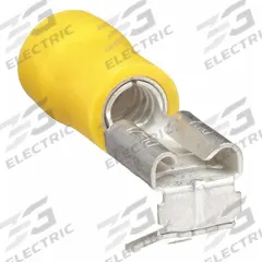 GRAINGER Wire Disconnect: Yellow, Vinyl, Partial Coverage, 0.25 in x 0.032 in Tab (MPN 31A497). Key specifications — attr1307662: Socket/Tab; attr1307676: GRAINGER.