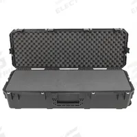 SKB Protective Case: 14 1/2 in x 44 1/2 in x 10 in, Solid, Black, 2 Wheels, 27 lb Wt (MPN 3i-4414-10BL). Key specifications — Brand: SKB; Material: Plastic; Closure Type: Latches.