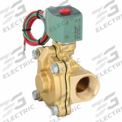 REDHAT Solenoid Valve: 2-Way, Normally Closed, 1 in Pipe Size, 110V AC/120V AC - 2-Way/2-Position, Normally Closed Solenoid Valves