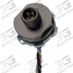 BRAD HARRISON External Thread Receptacle: 120070, 1/2"-14 Mounting Thread Size, 1 ft Wire Lg, 5 Pins (MPN 8R5006A18A120). Key specifications — IP Rating: IP67; Mounting Thread Size: 1/2"-14; Brand: BRAD HARRISON; Mounting Style: Panel; Series: 120070.
