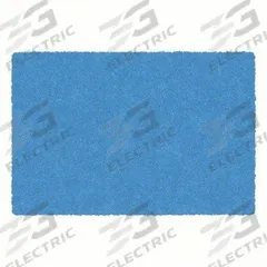 GRAINGER Air Filter Pad: 15 in x 20 in x 2 in, Polyester, Blue/White (MPN 6B748). Key specifications — attr1286261: Polyester; attr1286264: Yes; attr1286288: White; attr1286283: GRAINGER.