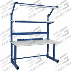 BENCHPRO Workbenches: Adj Ht, Maple, 72 in x 30 in, 1,200 lb Overall Load Capacity, Blue (MPN DWC-6-STOCK). Key specifications — Brand: BENCHPRO; Height Adjustability: Adjustable Height.