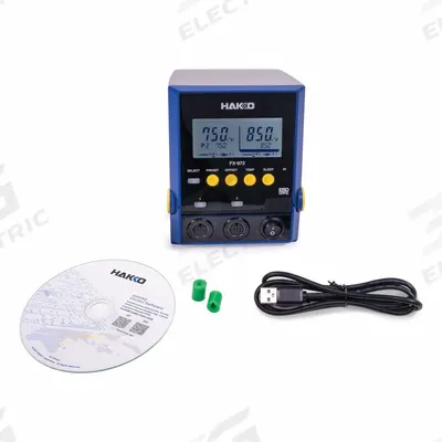 HAKKO Dual Port Soldering Station: 2 Channel, 200 W - Combination Soldering & Desoldering Stations