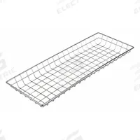 MARLIN STEEL WIRE PRODUCTS Storage Basket: Material Handling Basket, Steel, Chrome-Plated, Silver (MPN 127-12)