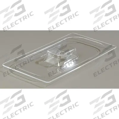 CARLISLE Food Pan Lid: Third Size, 12 3/4 in Overall Lg, 6 7/8 in Overall Wd - Steam Table Pan Covers