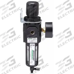 SPEEDAIRE Filter-Regulator: Intermediate Duty Series, 1/4 in NPT, 80 cfm, 40 micron, Manual Drain (MPN 4ZK92). Key specifications — attr109419: SPEEDAIRE; attr109429: Aluminum; attr109463: Yes; attr109467: Rubber; attr109468: Intermediate Duty.