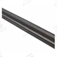 BIRD BARRIER Electrified Bird Shock Track: Stainless Steel, Black, Crimp, 2 in Ht, 50 ft Lg (MPN BS-FB60). Key specifications — attr976640: BIRD BARRIER; attr976644: Black; attr976647: Crimp; attr976658: Stainless Steel; attr976674: Bird Repellent Straight Track.