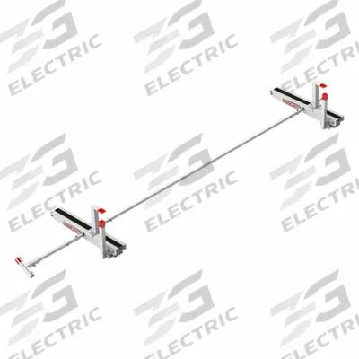 WEATHER GUARD Van Roof Rack: Aluminum, 12 9/10 in Overall Ht, 130 3/4 in Overall Lg - Van Roof Racks