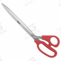 CLAUSS Shears: Ambidextrous, 11 1/2 in Overall Lg, Straight, Stainless Steel, Pointed, Red (MPN 18190). Key specifications — attr308500: Stainless Steel; attr308502: Red; attr308505: Ambidextrous; attr308522: Multipurpose; attr324896: CLAUSS.