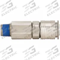 SPEEDAIRE Quick Connect Hose Coupling: 3/8 in Body Size, 1/2 in Hose Fitting Size, Push-to-Connect (MPN 30E544). Key specifications — Thread Size: 1/2" -14; Coupling Locking Type: Push-to-Connect; Brand: SPEEDAIRE.