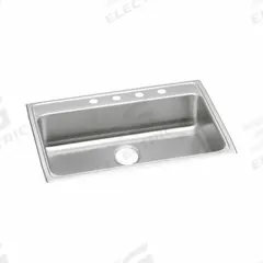 JUST MANUFACTURING Bowl Drop-In Sink: 31 in Overall Lg, 22 in Overall Wd, 4 1/2 in Bowl Dp, 1 Bowls (MPN SLADA2231A454-J). Key specifications — Brand: JUST MANUFACTURING; Color Family: Silver/Gray.