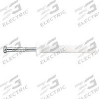 DEWALT Hammer Drive Pin Anchor: 1/4 in Dia, 2 in Overall Lg, Flat, Nylon, Plain, Plastic, 100 PK (MPN 02562-PWR). Key specifications — Brand: DEWALT.