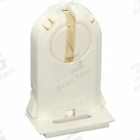 LEVITON Lampholder: Lamp Holder, Medium Bi-Pin (G13), Tall Profile Style, 1 3/4 in Overall Lg, White (MPN 23660-OSL). Key specifications — attr234509: Medium Bi-Pin (G13); attr234515: 600V AC; attr327041: Lamp Holder; attr239872: LEVITON; attr234516: White; attr234535: Tall Profile Style.