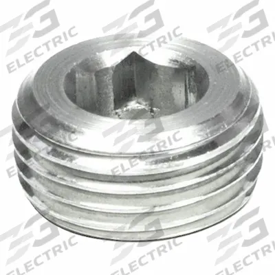 JW WINCO Threaded Plug: Stainless Steel, Metric Fine, M16x1.5 Thd, Internal Hex - Stainless Steel Tapered-Threaded Plugs