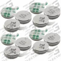 APPROVED VENDOR Rare Earth Magnet: Neodymium, 3/8 in Outside Dia, 0.06 in Thick, Disc Magnet, 8 PK (MPN 07526). Key specifications — Color: Silver, White; Max Pull Force: 1.68 lbf.