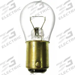 APPROVED VENDOR Incandescent Bulb: Incandescent, Double Contact Index (BAY15d), (S) Sign, S8, 1612 (MPN 1612-1PK). Key specifications — Light Color: White; Trade Number: 1612; Voltage: 5.4V AC; Brand: APPROVED VENDOR; Bulb Shape: S8.