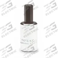 PROTO Socket Bit: 3/8 in Drive Size, Hex Tip, 8 mm Tip Size, 1 25/32 in Overall Lg, Fixed Insert (MPN J4990-8MST). Key specifications — attr1204765: Fixed Insert; attr1204767: PROTO.