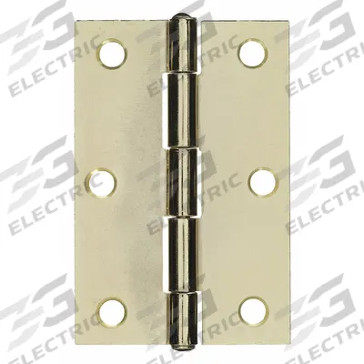 APPROVED VENDOR Butt Hinge: Steel, Full Surface, 1 in Leaf Wd - Full Surface-Mount Butt Hinges
