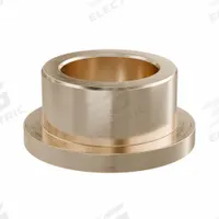 Flanged Sleeve Bearing: Bronze, SAE 841, 5/8 in Bore, 7/8 in OD, 1/2 in Lg, USDA H-1 Approved, 3 PK (MPN ECOF101408). Key specifications — System of Measurement: Inch; Lubricant Material: USDA H-1 Approved; Material Grade: SAE 841; Flange Type: Flanged; Brand: BUNTING BEARINGS.