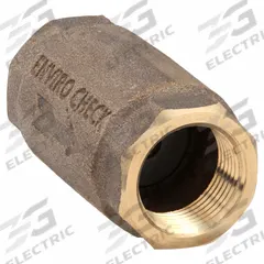 CAMPBELL Spring Check Valve: Poppet, Inline Valve Body, 3/4 in Pipe Size, FNPT x FNPT, Bronze, NPT (MPN 4030E). Key specifications — Brand: CAMPBELL.