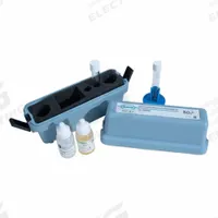 HACH ULR Sulfite Fluorescence Test Kit: Sulfite, 6 to 500 µg/L (ppb) SO₃, 100 Tests, 5 Pieces (MPN 34250000). Key specifications — Includes: Vial Stand; Range: 6 to 500 µg/L (ppb) SO₃; Test Parameters: Sulfite.
