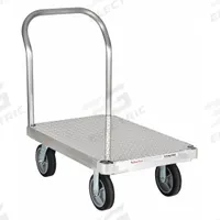 MAGLINER Platform Truck: 2,000 lb, 60 in L x 30 in W x 12 1/2 in H Deck, Thermoplastic Rubber (MPN PTK3060T1-Q). Key specifications — Brand: MAGLINER; Caster/Wheel Configuration: (2) Swivel; Color: Silver.