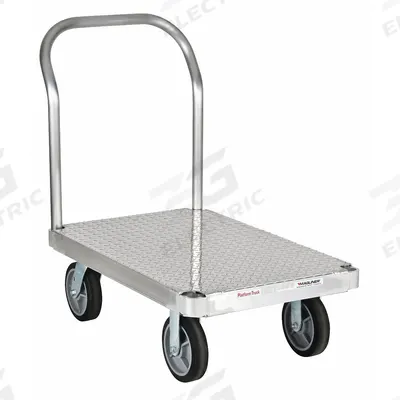 MAGLINER Platform Truck: 2,000 lb, 60 in L x 30 in W x 12 1/2 in H Deck - Aluminum-Deck Platform Trucks