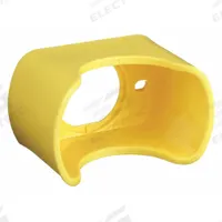 SCHNEIDER ELECTRIC Pushbutton Guard: 22 mm Panel Mounting Hole Dia, Yellow, Plastic, XB4 (MPN ZB4BZ2005). Key specifications — Manufacturer Part Number: ZB4BZ2005; Brand: SCHNEIDER; Compatible Product Type: Mushroom Head Push Buttons (2.5 in. Dia.); Compatible with Series: XB4; Material: Plastic.