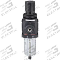 ARO Filter-Regulator: 1500 Series, 1/4 in NPT, 72 cfm, 0.3 micron, 0 psi to 140 psi, Manual Drain (MPN P39223-110). Key specifications — attr109419: ARO; attr109429: Aluminum; attr109463: No; attr109468: 1500.