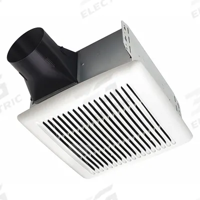 BROAN Bathroom Fan: Ceiling, 50 cfm Max, 0.5 sones, 1 Speed - Standard Bathroom Exhaust Fans