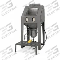 ECONOLINE Abrasive Blast Cabinet: Pressure Feed, 40 in W x 38 in D Work Area, 12 cfm (MPN 102760G-A). Key specifications — Brand: ECONOLINE; Includes: Nozzle; Cabinet Opening Type: Side Door; Air Flow - Maximum: 12 cfm.