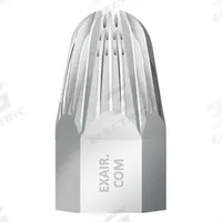 EXAIR Air Gun Nozzle: For 1214, Aluminum/Zinc, 2 1/2 in Extension Lg, 3/4 in Female NPT Thread Size (MPN 1112). Key specifications — attr66384: Hard-Hitting Force; attr66393: Aluminum; attr66401: Yes.