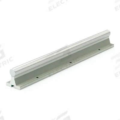 PBC LINEAR Linear Metric Shaft Assembly: 12 mm Shaft Dia, 1,000 mm Lg - Linear Support Rail & Shaft Assemblies