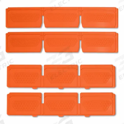 KLEIN TOOLS Drawer Divider: 3 1/2 in W x 2 in H x 16 5/8 in L, 4 Dividers, 4 Pieces - MODBox Rail Attachments & Adapters