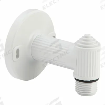 EDWARDS SIGNALING Threaded Wall Mount: Tower Light Mount, For 200 Class - Mounts for Modular Tower Lights