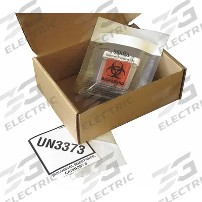 BERLIN Hazardous Material Shipping Kit: 9 1/16 in x 7 11/16 in x 3 5/16 in, ( 1 ) : Bag - Variation Shipping Kits