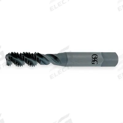 OSG Extension Tap: #10-32 UNF, H3 / 2B-3B, 3 Flute, Bottoming Chamfer - Spiral-Flute Extension Taps