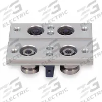 BISHOP-WISECARVER Linear Guide Carriage Assembly: Slide Ring, PRT Series Fixed-Center Carriage (MPN FCP25255). Key specifications — Carriage Material: Aluminum; Roller Material: Steel; Size: 25; Brand: BISHOP-WISECARVER; Type: PRT Series Fixed-Center Carriage.