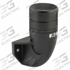EATON Mounting Base: Tower Light Base, For SL4, 4 1/2 in Overall Ht, 1 9/16 in Overall Dia (MPN SL4-PIB-FW). Key specifications — Brand: EATON; Compatible with Series: SL4; Connection Type: Spring-Loaded Terminal; Housing Color: Black; IP Rating: IP66; Mounting Location: Threaded Mount; Manufacturer Part Number: SL4-PIB-FW; Includes: Bracket.