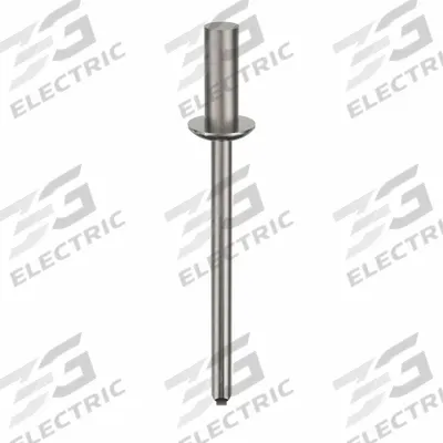 APPROVED VENDOR Blind Rivet,1 8/17 in L,1/8 in dia,PK500: Inch, 1 15/32 in Overall Lg, 23/64 in Body Lg - Domed-Head Blind Rivets