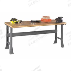TENNSCO Workbench: Fixed Ht, Tempered Hardwood, 96 in x 30 in, 3,600 lb Overall Load Capacity, Gray (MPN WB-1-3096C). Key specifications — Brand: TENNSCO.