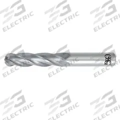 OSG Ball End Mill: Carbide, TiCN Coated, 4 Flute, 1/2" Mill Dia, 2" LOC, 4" OAL (MPN 464-5000-BN08)